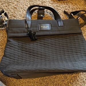 Radley London black purse to backpack
